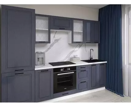 Кухонный гарнитур Грейвуд 260 см (214,4, 56,6, Прямые, Белый, 260)