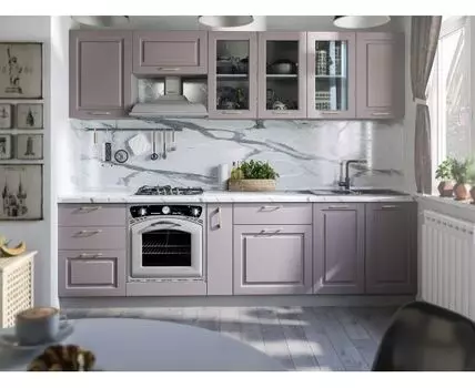 Кухонный гарнитур Классик 270 см (210, 47,6, С антресольным шкафом, Прямые, Коричневый, 270)