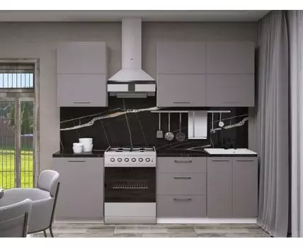 Кухонный гарнитур Модерн 180 см (214,4, 50,6, Прямые, Белый, 180)