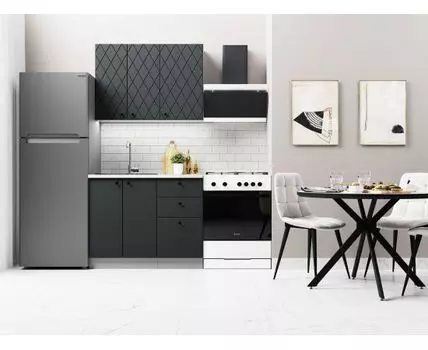 Кухонный гарнитур Скарлет 100 см (210, 47,6, Прямые, Черный, 100)