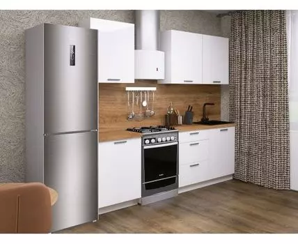 Кухонный гарнитур Стрэйт 180 см (214,4, 50,8, Прямые, Белый, 180)