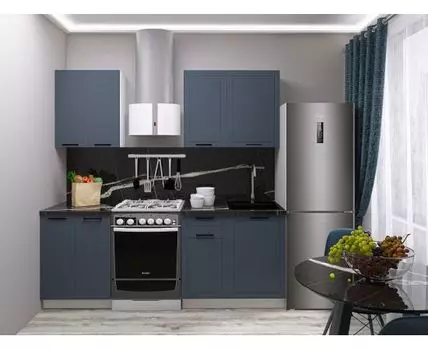 Кухонный гарнитур Вектор 150 см (214,4, 50,6, Прямые, Белый, 150)