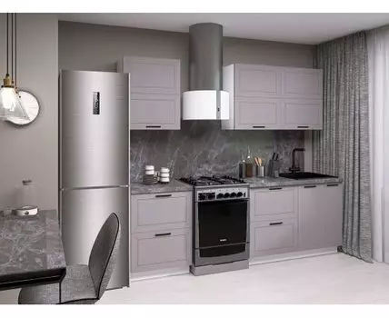 Кухонный гарнитур Вектор 180 см (214,4, 50,6, Прямые, Белый, 180)