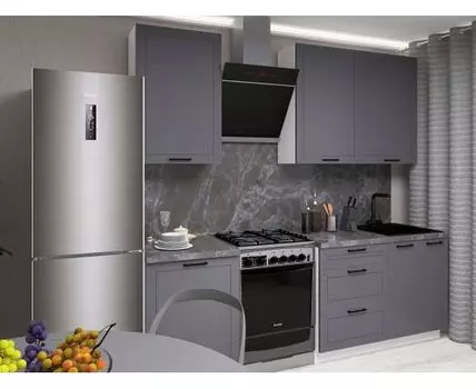 Кухонный гарнитур Вектор 180 см (233,6, 50,6, Прямые, Белый, 180)