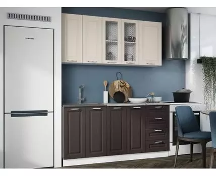 Кухонный гарнитур Вита 160 см (214,6, 60, Прямые, Белый, 160)