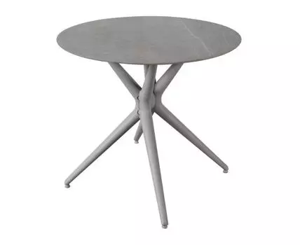 Кухонный стол Алессандро (75,7, 80, Нераскладные, Серый, 80)