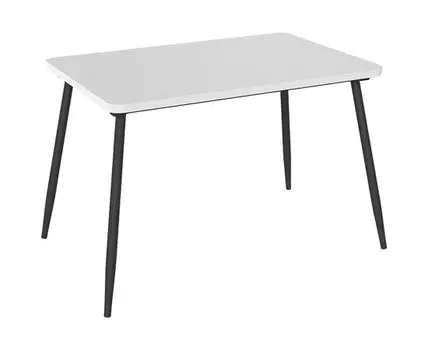 Кухонный стол Бразос 2 (75, 80, Нераскладные, Черно-белый, 120)