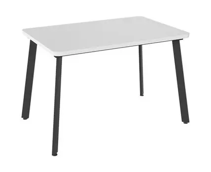 Кухонный стол Бразос 3 (75, 80, Нераскладные, Черно-белый, 120)