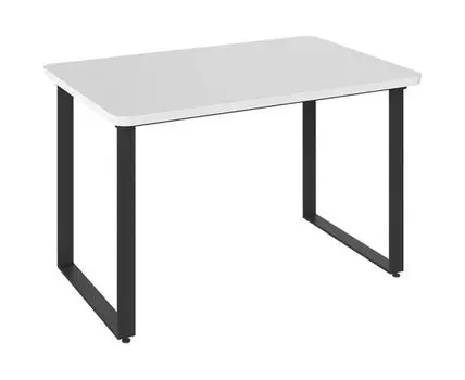 Кухонный стол Бразос (75, 80, Нераскладные, Черно-белый, 120)