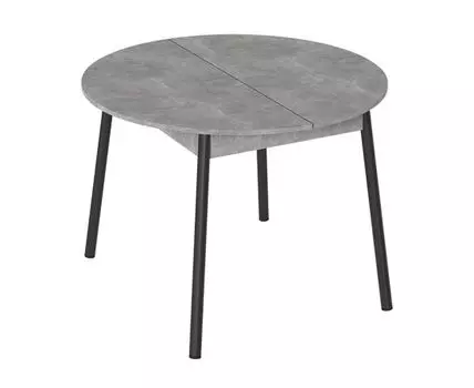 Кухонный стол Цент 2 (75, 100, Серый, 100 / 140)