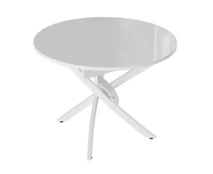 Кухонный стол Даймонд 3 (75, 100, Раздвижные, Белый, 100/138)