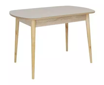 Кухонный стол Хоста (75, 70, Раздвижные, Бежевый, 110/142)