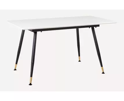 Кухонный стол Месси 120 White (Белый, Белый)