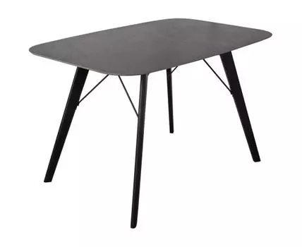 Кухонный стол Паоло (72,7, 80, Нераскладные, Черный, 120)