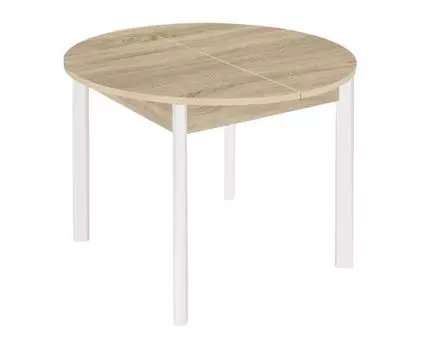 Кухонный стол Ведичи (73, 100, Раздвижные, Белый, 100)