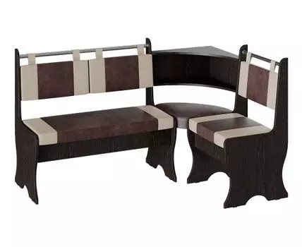 Кухонный уголок Кэтрин (90, 104, С ящиками, Коричневый, 152)