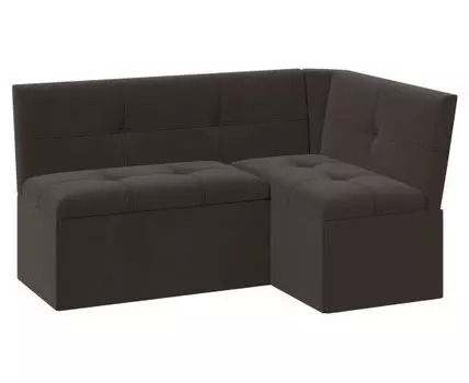 Кухонный уголок Квадро 3 (82, 110, С ящиками, Коричневый, 155)