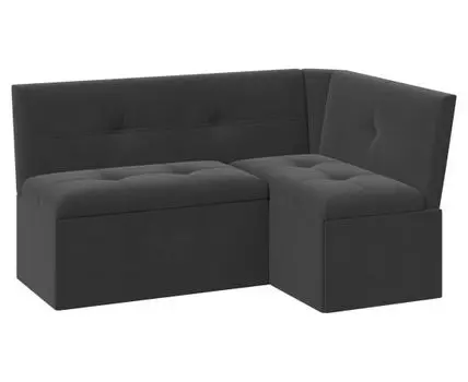 Кухонный уголок Квадро 3 (82, 110, С ящиками, Серый, 155)