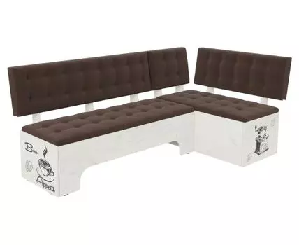 Кухонный уголок Сиэтл (82, 110, Односпальные, Со спальным местом, Коричневый, 194)