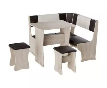 Кухонный уголок Сити 1 (80, 100, Со столом, Коричневый, 100)