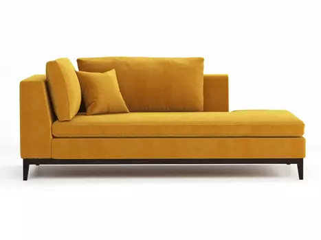 Кушетка Kona на деревянном основании