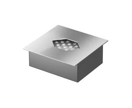 Квадратный контейнер ZeFire 150 (серебристый, 14,6)