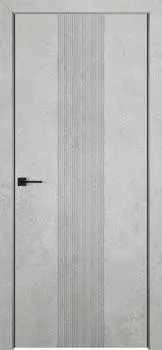 Лайн-2 AL кромка с 2-х сторон Бетон светлый (Глухое) (Глухое)