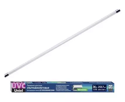 Лампа бактерицидная Uniel G13 36Вт K UL-00007278