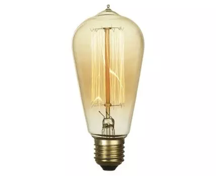 Лампа Е27 60W (золотистая)