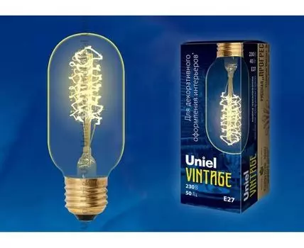 Лампа накаливания Uniel E27 40Вт K UL-00000486