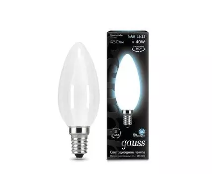 Лампа светодиодная Е14 5W (холодный свет) 5W