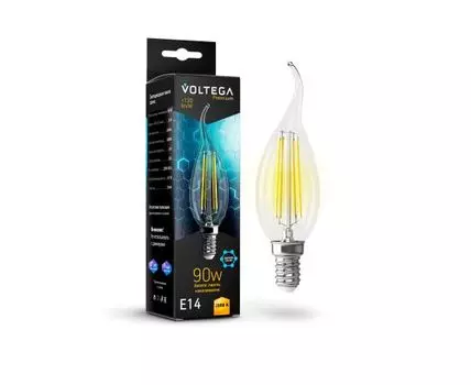 Лампа светодиодная E14 6,5W (теплый свет)