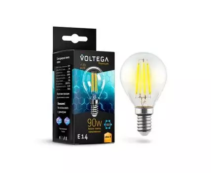 Лампа светодиодная E14 6,5W (теплый свет)