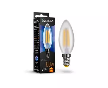 Лампа светодиодная E14 6W (теплый свет)