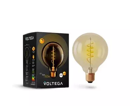 Лампа светодиодная E27 4W (теплый свет) диммируемая