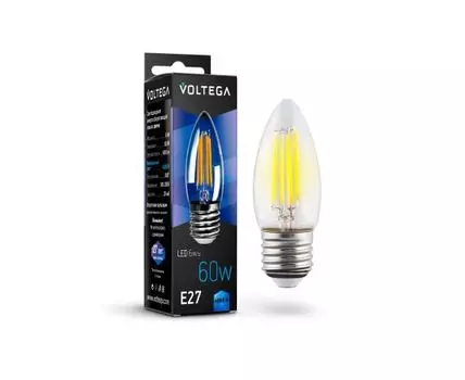 Лампа светодиодная Е27 6W (холодный свет)