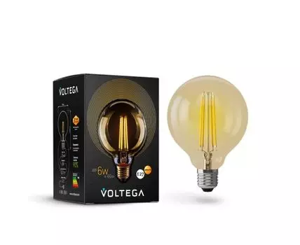 Лампа светодиодная E27 6W (теплый свет)