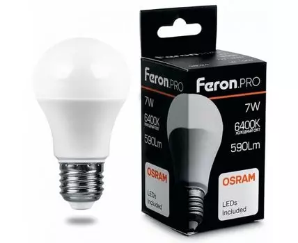 Лампа светодиодная Feron LB-1307 E27 7Вт 6400K 38025
