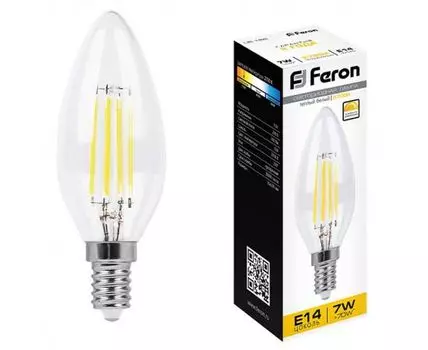 Лампа светодиодная Feron LB-166 E14 7Вт 2700K 25870