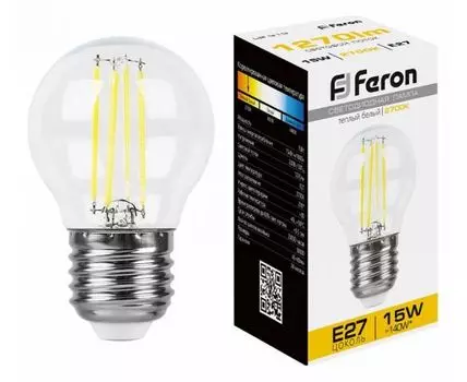 Лампа светодиодная Feron LB-515 E27 15Вт 2700K 38252