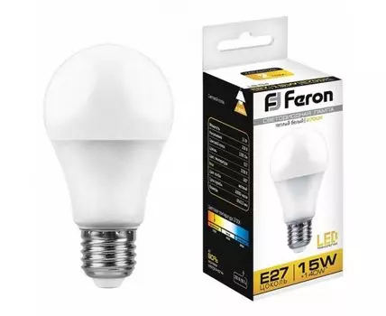 Лампа светодиодная Feron LB-94 E27 15Вт 2700K 25628