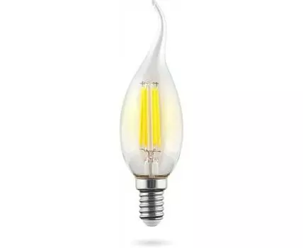 Лампа светодиодная филаментная E14 9W (теплый свет)