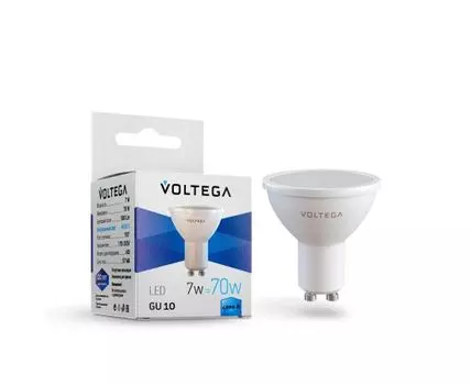 Лампа светодиодная GU10 7W (холодный свет)