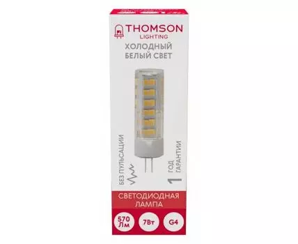 Лампа светодиодная Thomson G4 G4 7Вт 6500K TH-B4233