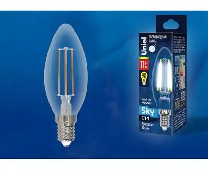 Лампа светодиодная Uniel E14 11Вт 4000K UL-00005165