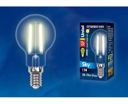 Лампа светодиодная Uniel E14 13Вт 3000K UL-00005905