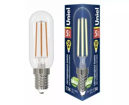 Лампа светодиодная Uniel E14 5Вт 3000K UL-00007129