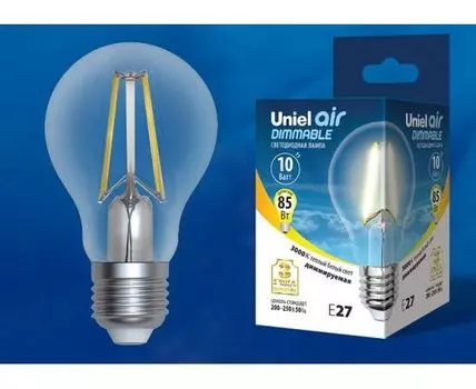 Лампа светодиодная Uniel E27 10Вт 3000K UL-00005181