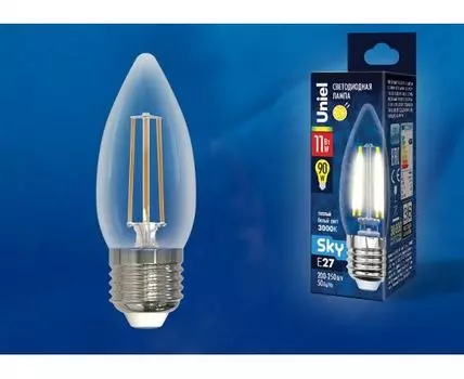 Лампа светодиодная Uniel E27 11Вт 3000K UL-00005166