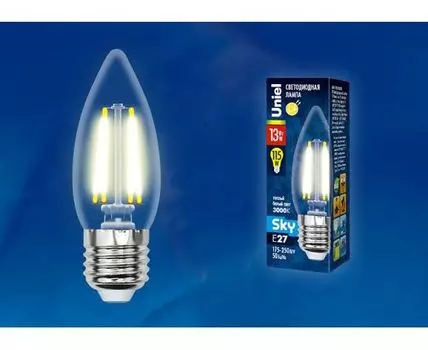 Лампа светодиодная Uniel E27 13Вт 3000K UL-00005901